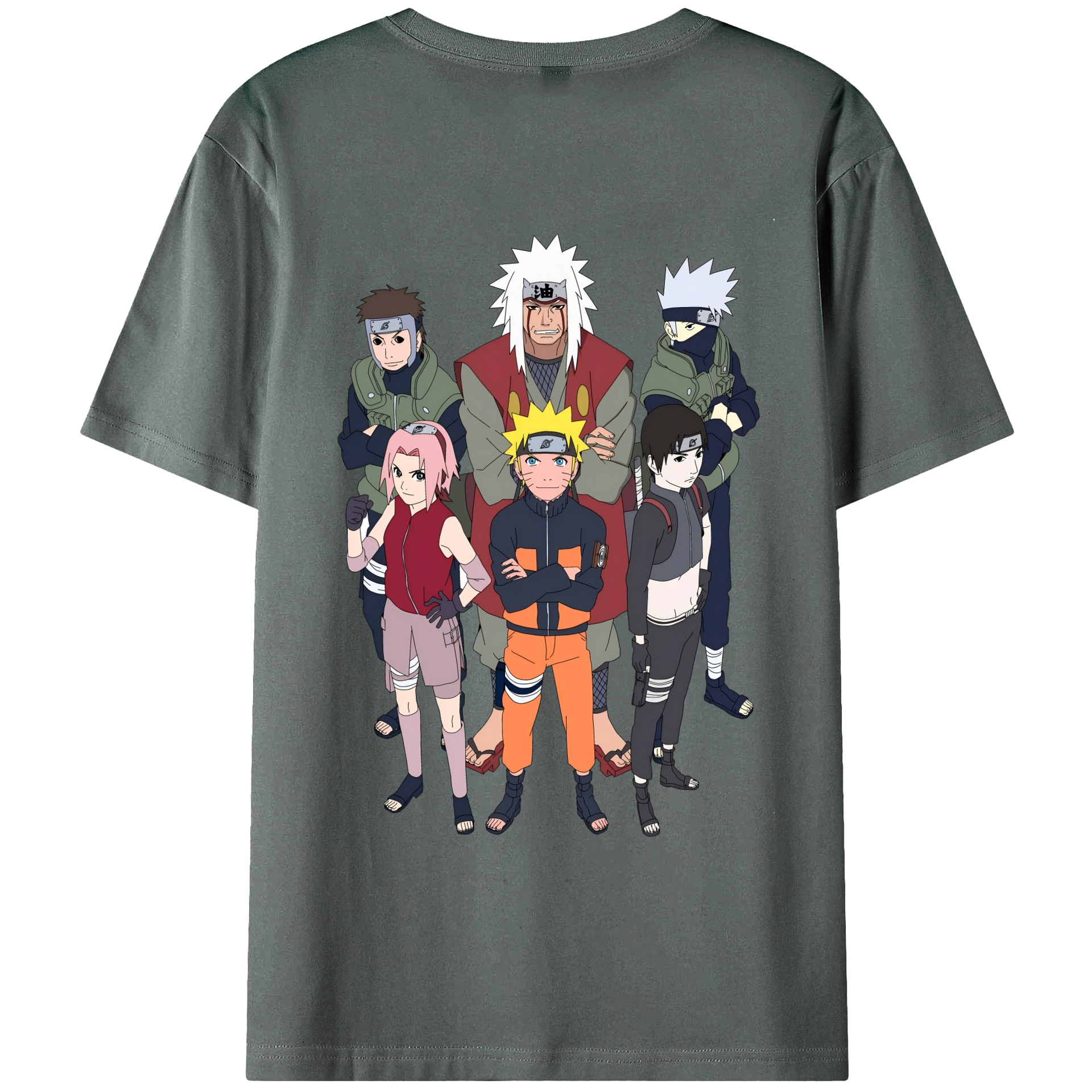 （画像用） NARUTO -ナルト- うずまき ナルト Uzumaki Naruto 綿100％半袖Tシャツ（背面プリント）